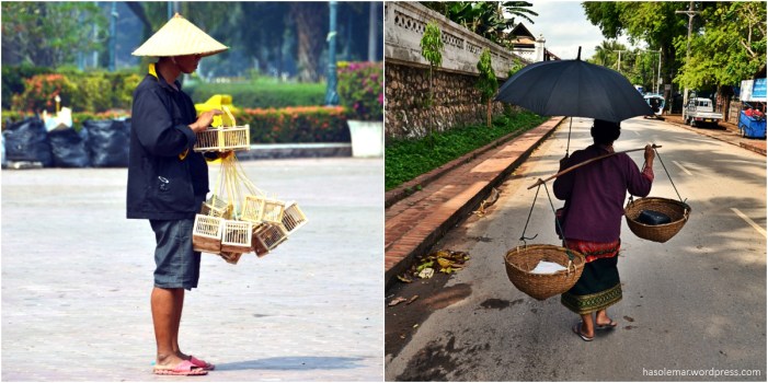 As pessoas no Laos